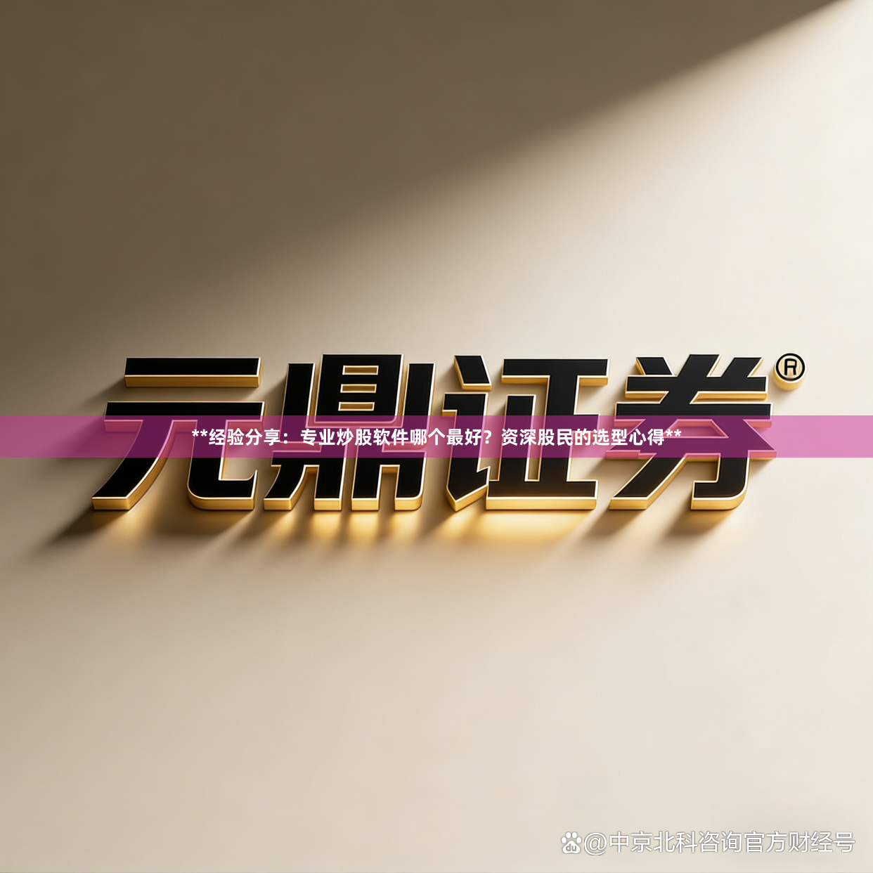 **经验分享：专业炒股软件哪个最好？资深股民的选型心得**
