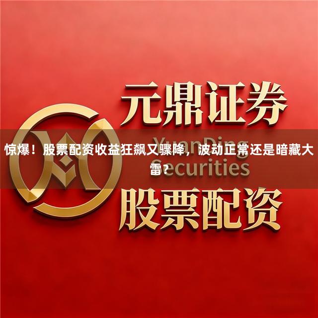 惊爆！股票配资收益狂飙又骤降，波动正常还是暗藏大雷？