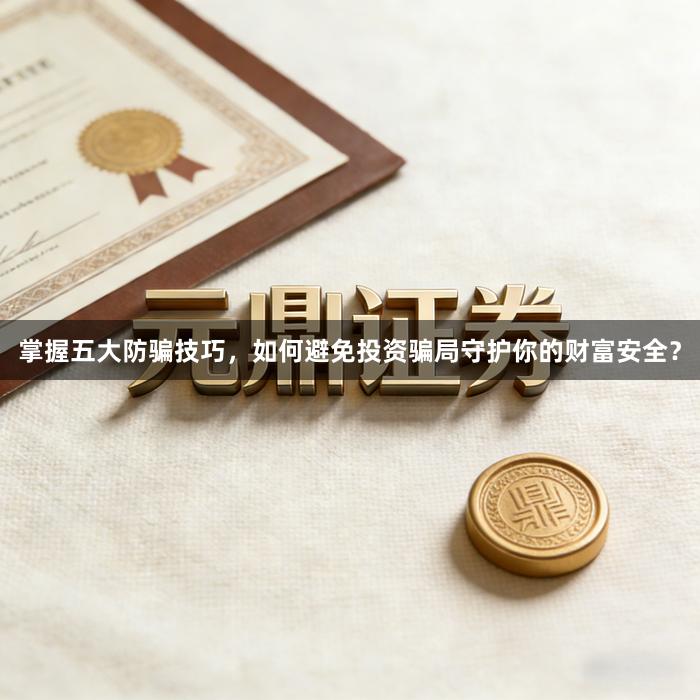 掌握五大防骗技巧，如何避免投资骗局守护你的财富安全？