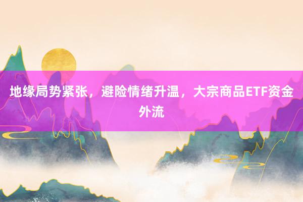 地缘局势紧张，避险情绪升温，大宗商品ETF资金外流