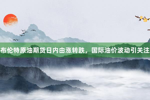 布伦特原油期货日内由涨转跌，国际油价波动引关注