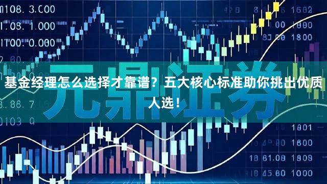 基金经理怎么选择才靠谱？五大核心标准助你挑出优质人选！