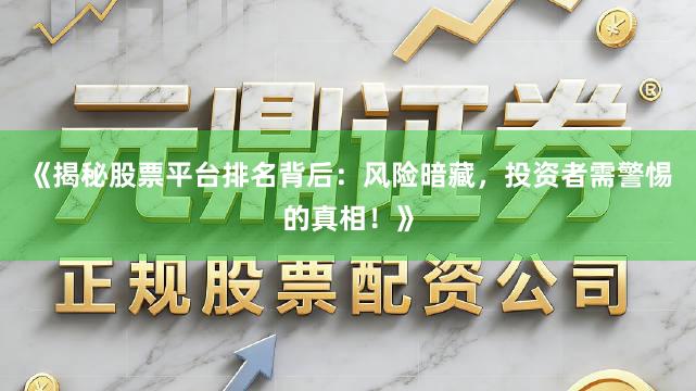 《揭秘股票平台排名背后：风险暗藏，投资者需警惕的真相！》