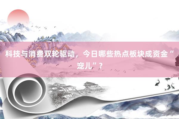 科技与消费双轮驱动，今日哪些热点板块成资金“宠儿”？