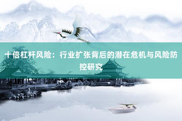 十倍杠杆风险：行业扩张背后的潜在危机与风险防控研究